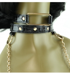 COLLAR CON PINZAS PARA LOS PEZONES GOLD