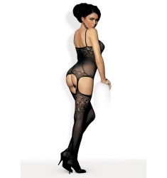 Bodystocking F204 negro XXL