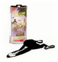 TANGA FLUORESCENTE ESQUELETO PENE