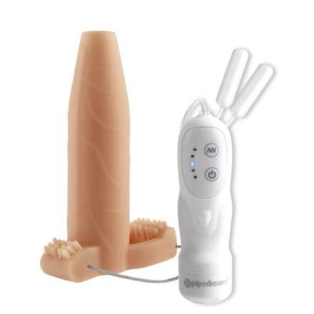 FUNDA DE TACTO REAL CON ESTIMULACIÓN DE CLIRORIS Y TESTICULOS