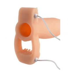 FUNDA DE TACTO REAL CON ESTIMULACIÓN DE CLIRORIS Y TESTICULOS