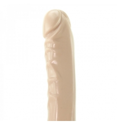 DILDO DOBLE FLEXIBLE  NATURAL DE 30 CM