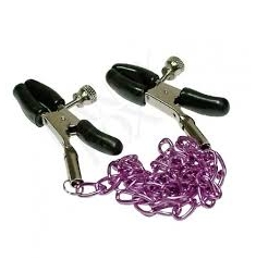  PINZAS CON CADENA PARA PEZONES.