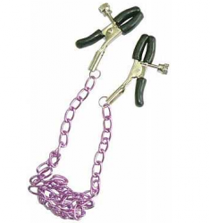  PINZAS CON CADENA PARA PEZONES.