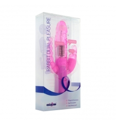 VIBRADOR ROTADOR TRIPLE VAGINAL CLITORIAL ANAL