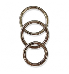 TRES ANILLOS DE METAL PARA ARNÉS