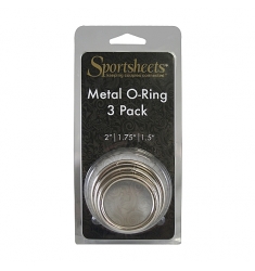 TRES ANILLOS DE METAL PARA ARNÉS