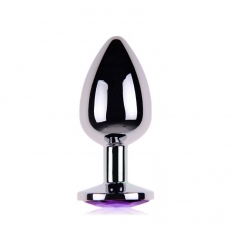 PLUG JOYA ANAL DE METAL DIAMOND LILA