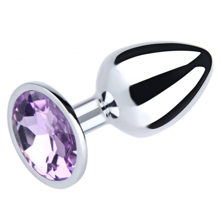 PLUG JOYA ANAL DE METAL DIAMOND LILA