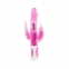 VIBRADOR ROTADOR TRIPLE VAGINAL CLITORIAL ANAL
