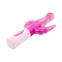 VIBRADOR ROTADOR TRIPLE VAGINAL CLITORIAL ANAL