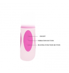 VIBRADOR ROTADOR TRIPLE VAGINAL CLITORIAL ANAL