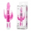 VIBRADOR ROTADOR TRIPLE VAGINAL CLITORIAL ANAL