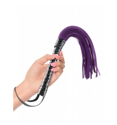 LATIGO AZOTADOR PIEL MORADO 56CM