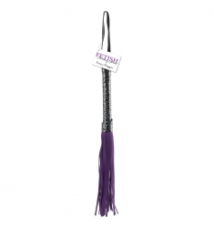 LATIGO AZOTADOR PIEL MORADO 56CM