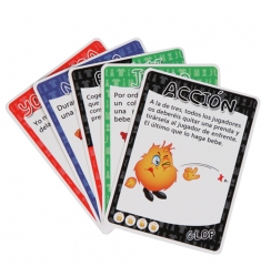 JUEGO DE CARTAS  ¿PRENDA O BEBES?