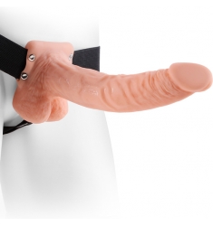 ARNES HUECO REALÍSTICO CON TESTICULOS TACTO  SUAVE DE 24CM