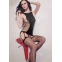 BODYSTOCKING NEGRO DE RED EXAGONAL