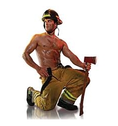 muñeco realistico bombero