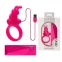 ANILLO VIBRADOR SILICONA 10 VELOCIDADES  ROSA