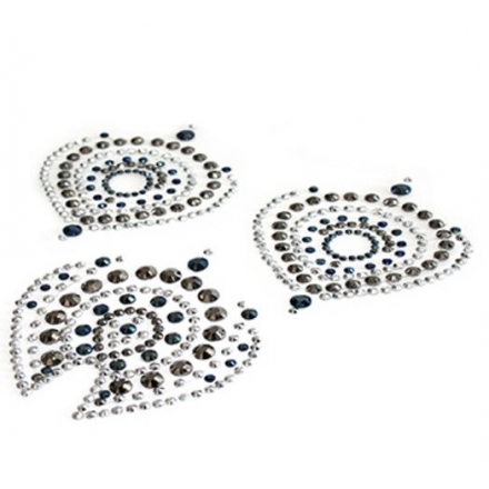 Flamboyant Body Decor Negro / Plata 