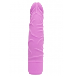VIBRADOR CLASICO SILICONA Rosa