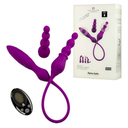 NUEVO VIBRADOR CONECTADOS EN PAREJA CON MANDO  Y RECARGABLE