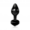 ELEGANTE  PLUG DE CRISTAL NEGRO