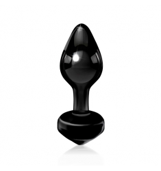 ELEGANTE  PLUG DE CRISTAL NEGRO