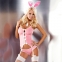 Bunny suit, disfraz conejita corsé