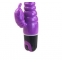 VIBRADOR DOBLE ESTIMULACIÓN 22,5 CM LILA