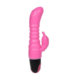 VIBRADOR DOBLE ESTIMULACIÓN 22,5 CM ROSA