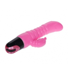 VIBRADOR DOBLE ESTIMULACIÓN 22,5 CM ROSA