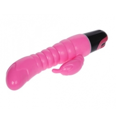 VIBRADOR DOBLE ESTIMULACIÓN 22,5 CM ROSA