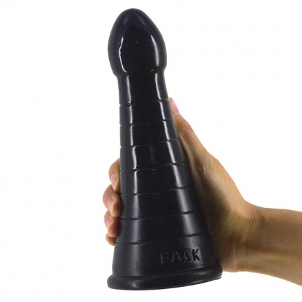 DILDO PLUG NEGRO ROBUSTO