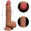 Pene Ultrarealista VIBRADOR DUAL DENSITY NERO 22CM