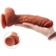 Pene Ultrarealista VIBRADOR DUAL DENSITY NERO 22CM