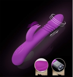 Rabbit Vibrador,bombeador,Rotador,Calefactable y Recargable
