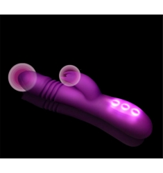 Rabbit Vibrador,bombeador,Rotador,Calefactable y Recargable