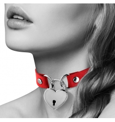 ELEGANTE collar con candado corazon