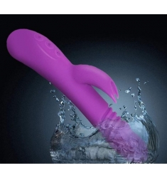 Rabbit Vibrador,bombeador,Rotador,Calefactable y Recargable