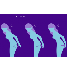PLUG ANAL DE SILICONA MEDICA TALLA S