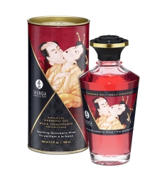 SHUNGA ACEITE AFRODISIACO BESOS INTIMOS DE FRESAS CON CAVA