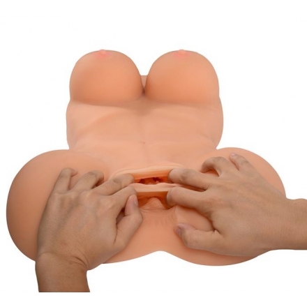CUERPO FEMENINO DE TACTO REAL,PECHOS VAGINA Y ANO