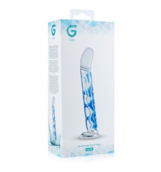 DILDO DE CRISTAL AZUL Nº 8 