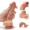 Pene Ultrarealista DUAL DENSITY Nero 19CM