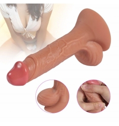 Pene Ultrarealista DUAL DENSITY DYLAN 22CM