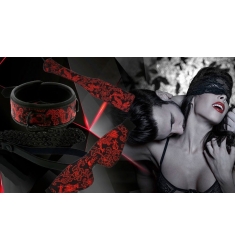 ANTIFAZ DISEÑO DELUXE ROJO/NEGRO