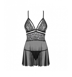 Babydoll negro, elegancia y glamour