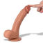 Pene Ultrarealista DUAL DENSITY Nero 19CM